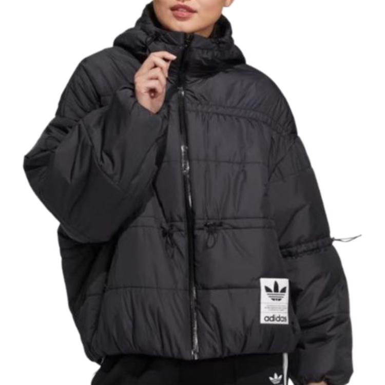 adidas Пуховик Originals Зимний Женский Черный HF1583