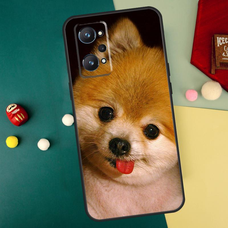 Pomeranian Dogs Dog Colorful For Realme GT7 Pro 15 13 10 11 12 14 Pro Plus C55 C71 C75 C67 C63 C61 C53 C35 C65 GT6 Case