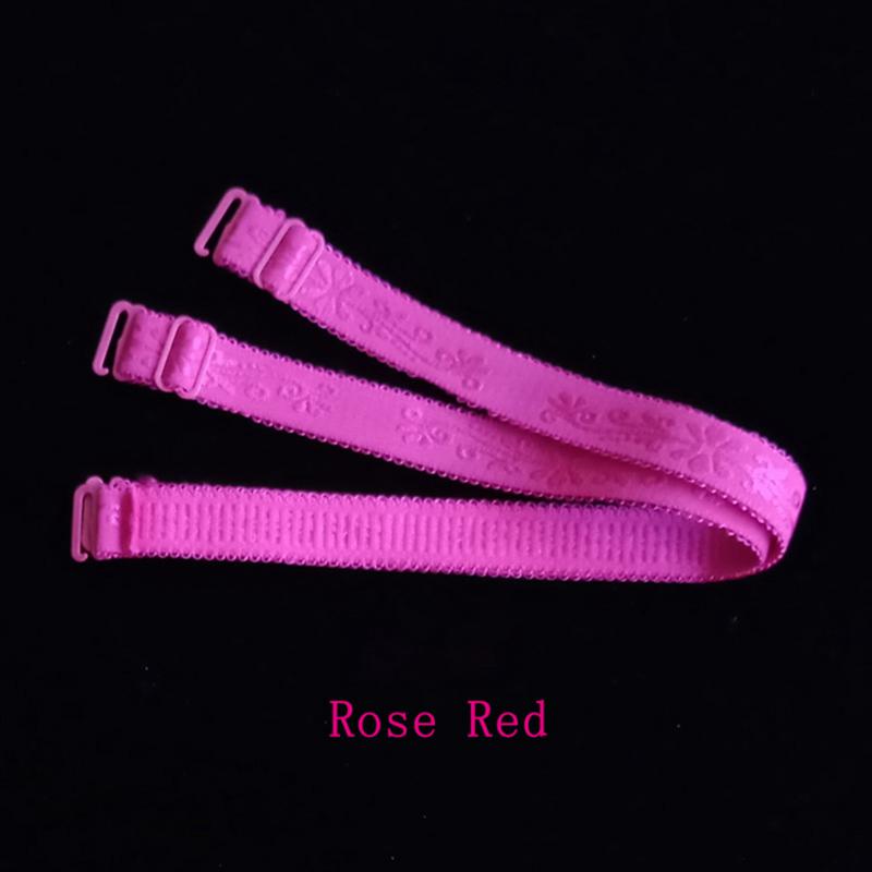 Adjustable Floral Lace Buckle Bra Straps For Women's Elastic Bra Extension Strap Clip Expander Adjust
