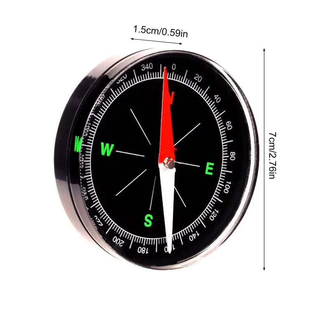 High Sensitivity Compasses Clear Scale Teaching Compasses Travel Gears Compasses for Safe Travel and Exploration