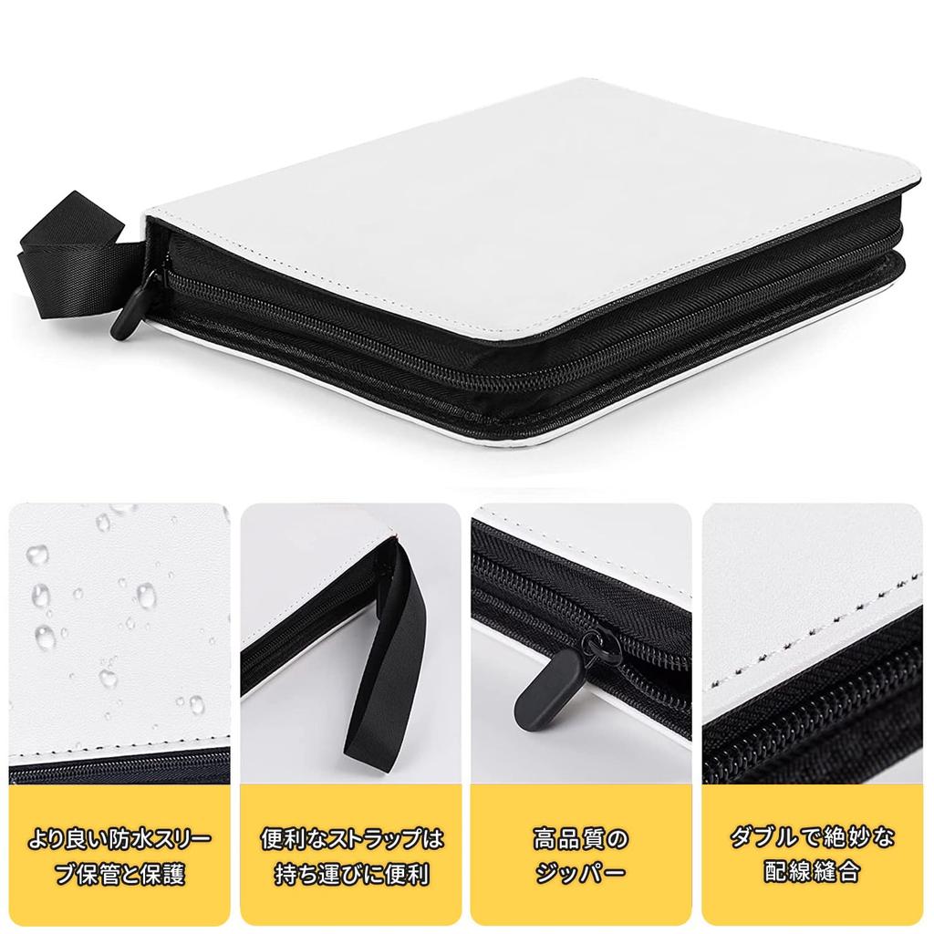 Картотека для коллекционных карточек, 9 карманов, вмещает 720 карт, водонепроницаемая и переплетная папка с ПВХ-обложкой, переносная карточная папка на молнии для хранения других игр