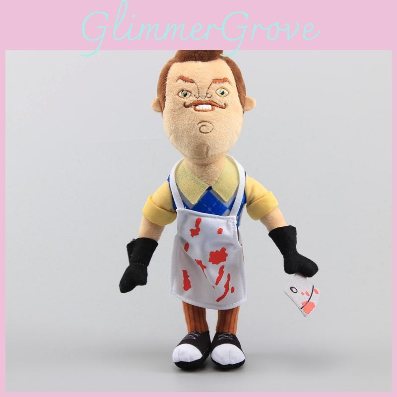 Neighbor Hello 5 Flashlight Butcher Neighbor Plush Figure Toy Doll Stuffed