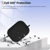 Для Airpods Pro 3 Чехол Крышка Защитный Силиконовый Чехол для Наушников (с карабином + шнурком + чистящим карандашом) Чехол для Airpods Pro 3