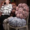 Cartoon Pattern Seat Cushion Chinese Floral Futon Floor Cushion Ground Seat Cushion Home Seat Pier Girl Tatami Futon Cushion