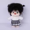 niannyyhouse 10cm 20cm Plush Toy Clothes: JK Suit, Beret, White Shirt, Skirt, Dress-Up Cotton Doll with Accessories (10cm)
