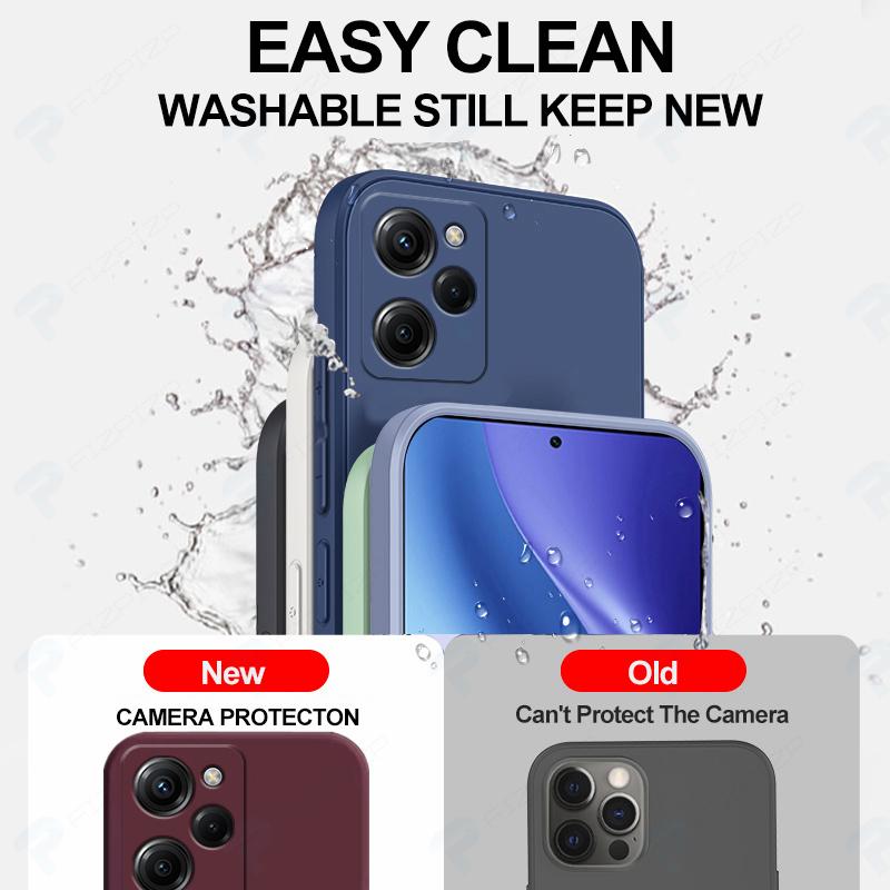 Цвет темно-фиолетовый квадратный жидкий силиконовый чехол для телефона для POCO X5 PRO 5G X5PRO POCOX5 PRO 5G 6,67 дюймов Xiaomi POCO X5 Pro 5G Глобальный защитный чехол