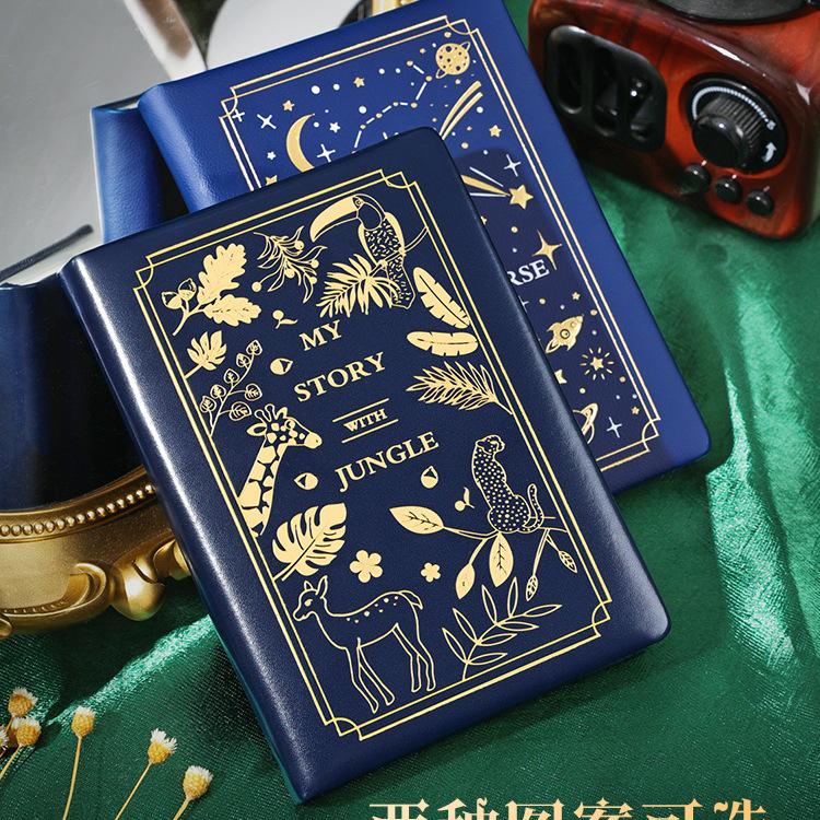 Портативный мини-блокнот формата А7 — утолщенный, изысканный, минималистичный, удобный блокнот карманного размера для студентов колледжа.