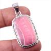 Натуральный драгоценный камень родохрозит из стерлингового серебра 925 пробы, подарочная подвеска 1,75 дюйма m6K76