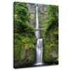 Canvas Print, Bridge Over a Waterfall Landscape