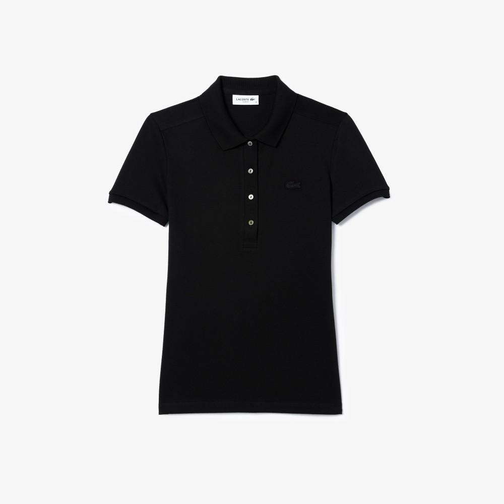 Lacoste Женская облегающая мини-пике поло-рубашка PF5462-56G031