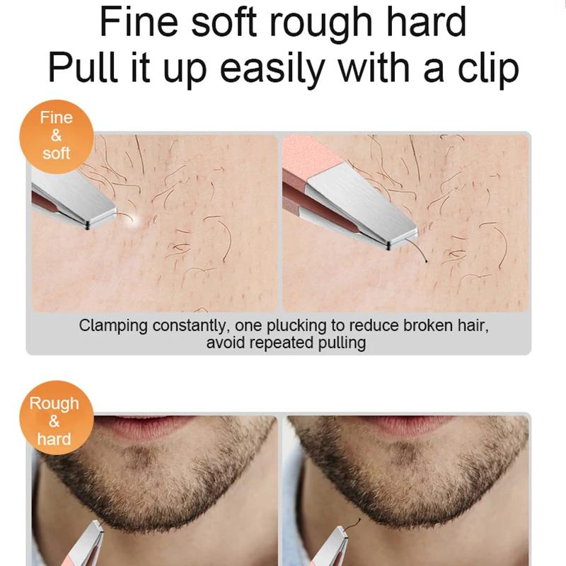 НОВЫЙ набор из 4 предметов Профессиональный набор пинцетов Идеально подходит для удаления волос на бровях Заноза Очень легко и расслабленно удалять