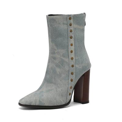 Полиуретановые осенне-зимние туфли 47 размера 48 размера 49 размера 50 Ботинки-челси Serpentine с заклепками и круглым носком на молнии, сохраняющие тепло ботильоны