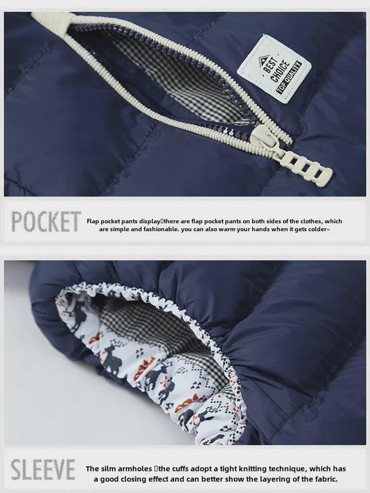 Мужской однотонный жилет из хлопка с капюшоном - модный молодежный кардиган