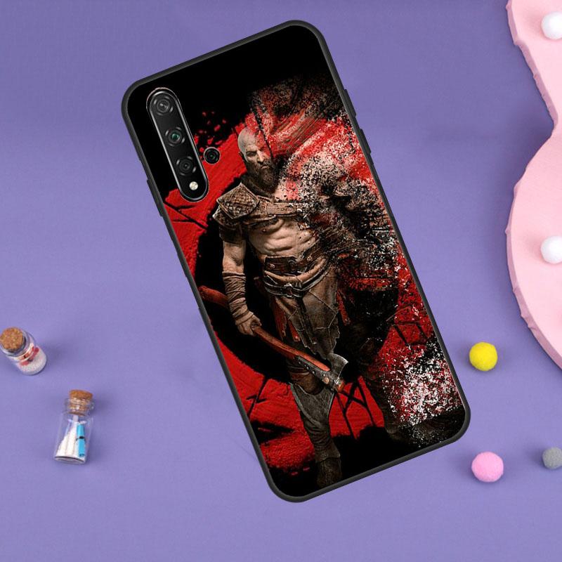 Чехол God of War для Huawei Nova Y70 Y60 Y61 Y90 Y91 5T 9 10 SE 3i 8i 11i 11 Pro P20 P40 P30 Lite