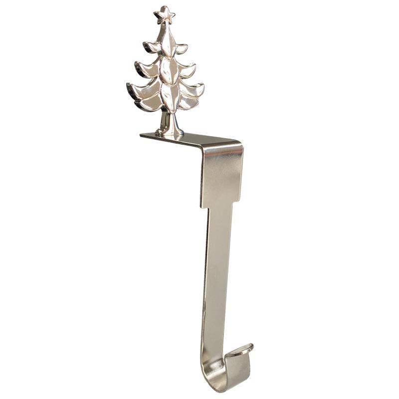 1 шт. Рождественский кулон Снежинка Лось Снеговик Форма дерева Металлический крючок для двери камина Шкаф Рождественская вечеринка Навидад Декор года