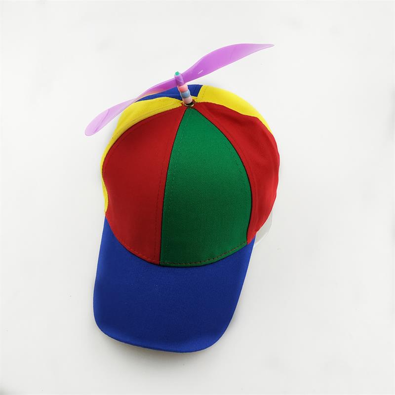 Cartoon Humorous Fun Adjustable Snapback Hat Helicopter Propeller Adventure Dad Hat Rainbow Bamboo Dragonfly Baseball Cap For Adult Kids Boy Girl