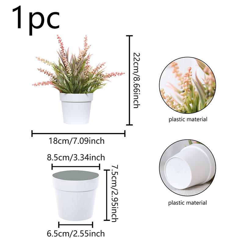 Fake Flower False Plant Pot Plastic Plant Bonsai Plants Mini Artificial Plant Bonsai Garden
