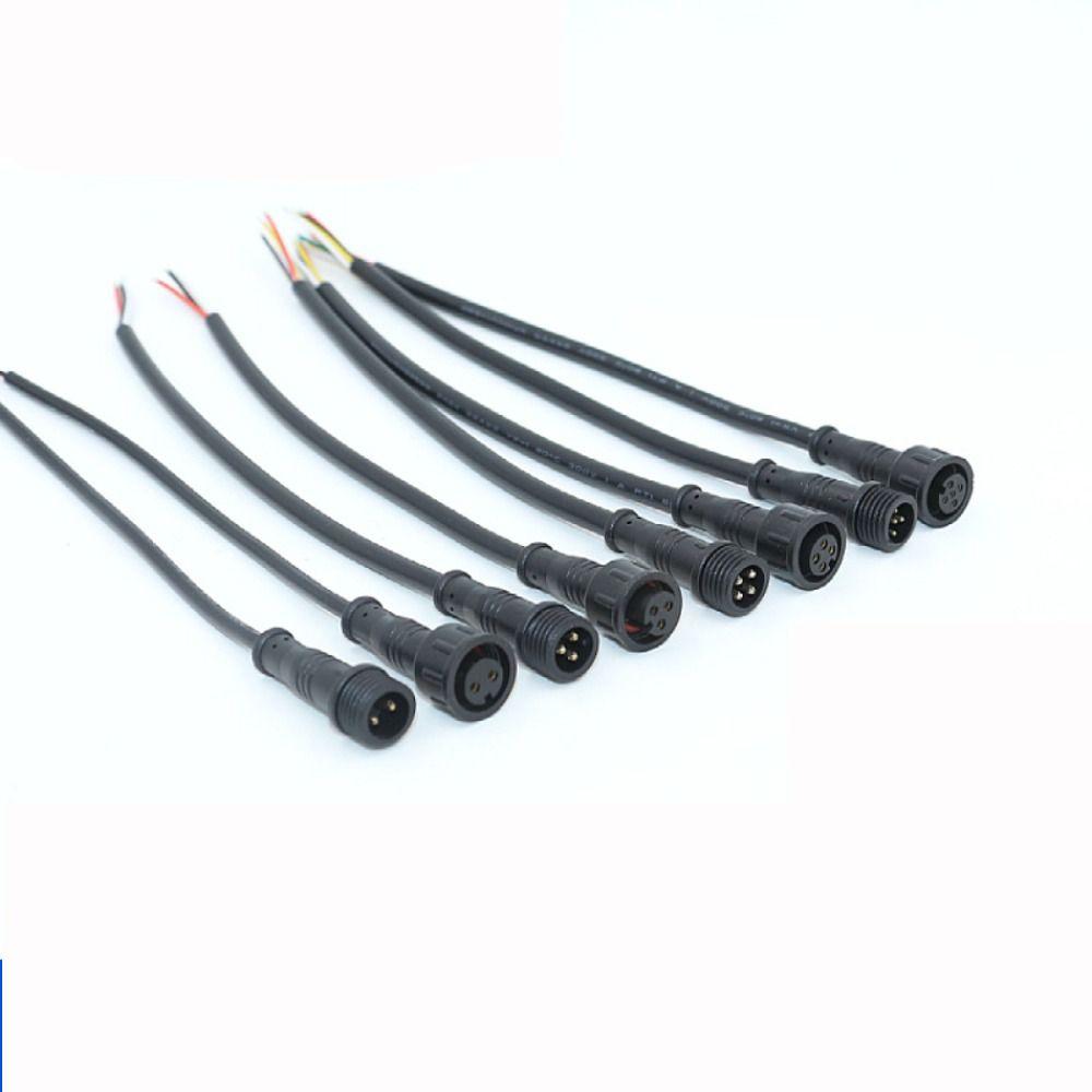 IP67 Male To Female Led Connector 2Pin 3Pin 4Pin LED Light Strips 2Pin 3Pin 4Pin Jack