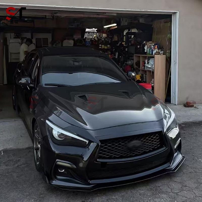 GTR Style Carbon Fiber Hood for 2015+ Infiniti Q50