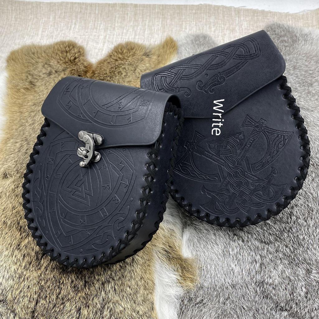 Поясная сумка-кошелек в стиле викингов для монет в средневековом стиле