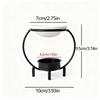 Minimalist Aromatherapy Candle Holder Portable Aromatherapy Lamp Candle Heating Holder  Home Decor