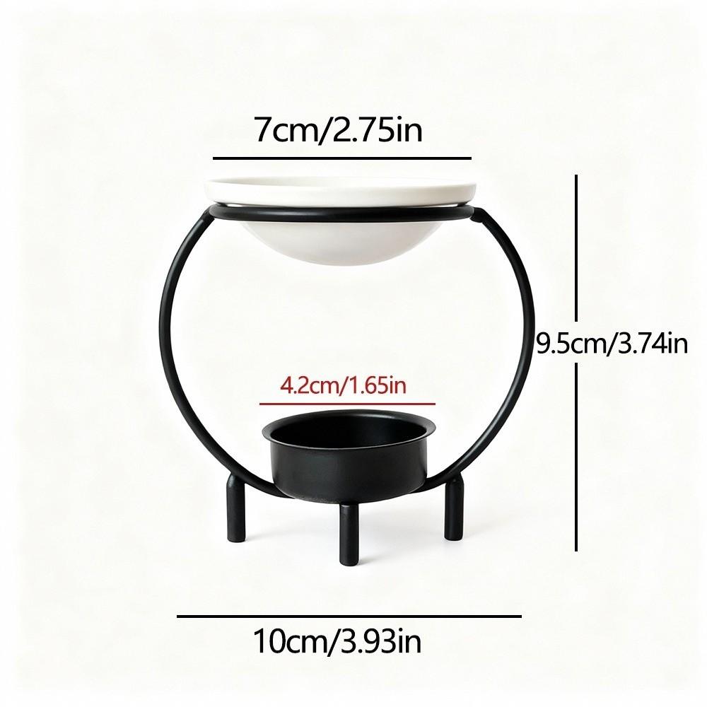 Minimalist Aromatherapy Candle Holder Portable Aromatherapy Lamp Candle Heating Holder Home Decor