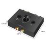 3.5mm Jack Audio Switcher Stereo Audio Decoder Amplifier 2 In 1 Out Audio Splitter  Car