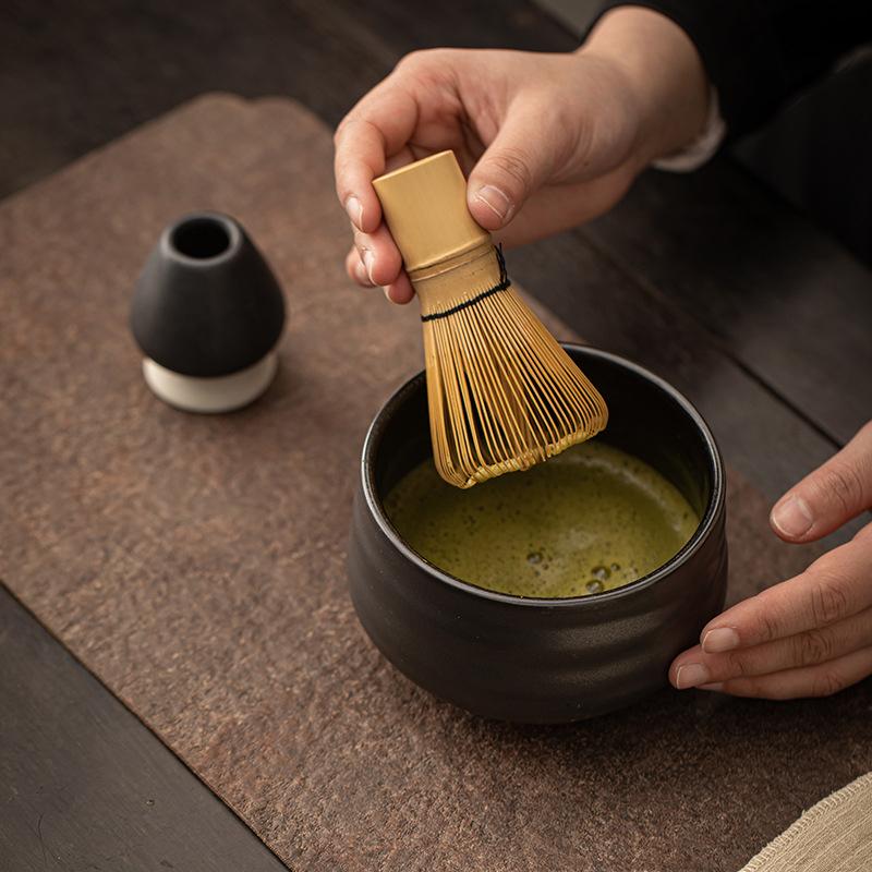 3pcs Tea Whisk Matcha Set Japanese Teaware Set Matcha Whisk Spoon and Scoop Matcha Set Bamboo Accessories Pure Tea Brush Tools