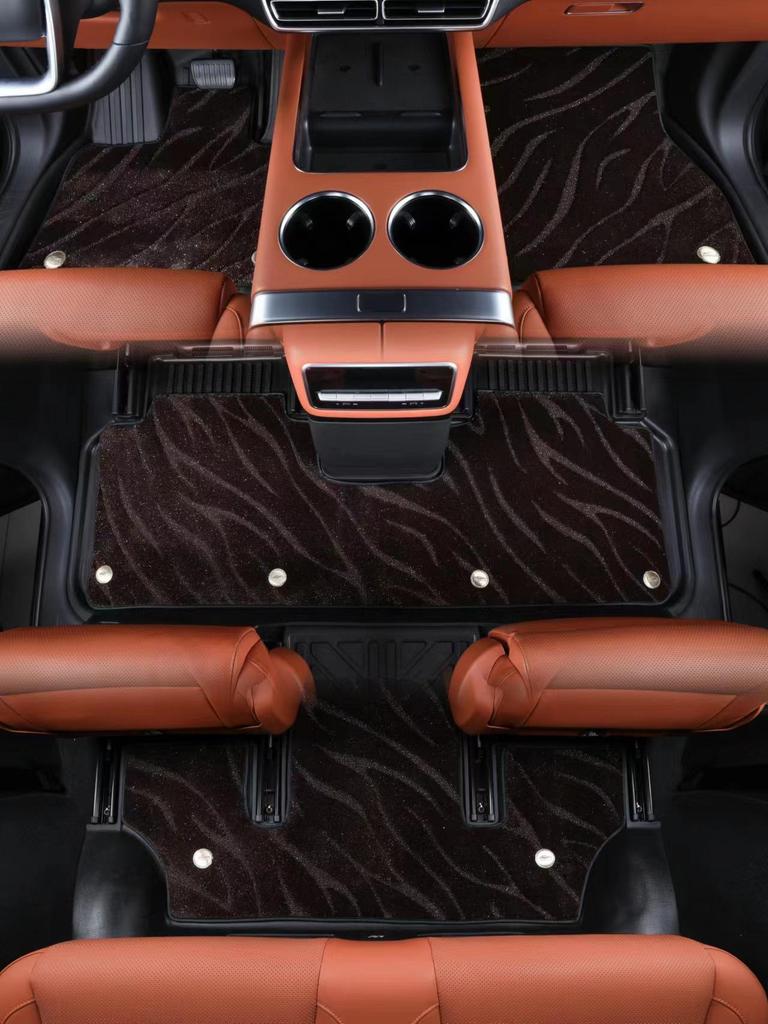 Durable, dirt-resistant, easy-clean, TPE eco-friendly anti-slip floor mats for 2025 Volkswagen Teramont Pro.