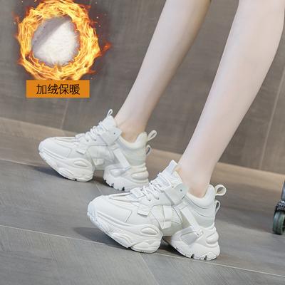 Подошва с воздушной подушкой, кроссовки для папы, женские, 2025, осень, новые, на толстой подошве, увеличивающие рост, спортивная и повседневная обувь, женские функциональные танцевальные кроссовки