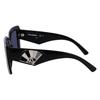 Lunettes de Soleil - KARL LAGERFELD - KL6126S - 006 BLACK/WHITE - Protection 3 - Femme