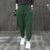 Women's Fleece-Lined Casual Harem Sweatpants - Warm & Versatile for Autumn/Winter