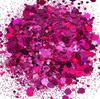 Multi-color Nail Sequins  Nail Art Flake Nail Glitter Paillette Mixed  Thin Shining 3D  Stickers Manicure Make up DIY