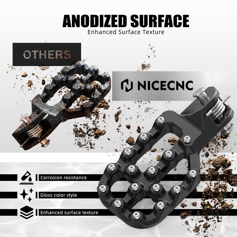 NICECNC For BMW R1250GS Adventure R 1250 GS 2019-2024 Wide Footpegs Footrests For BMW R1200GS Adventure R 1200 GS 2013-2018