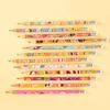 24Pcs Happy Birthday Pencils Fun Wooden Pencils with Top Erasers for Kids Birthday Party Supplies And Gifts