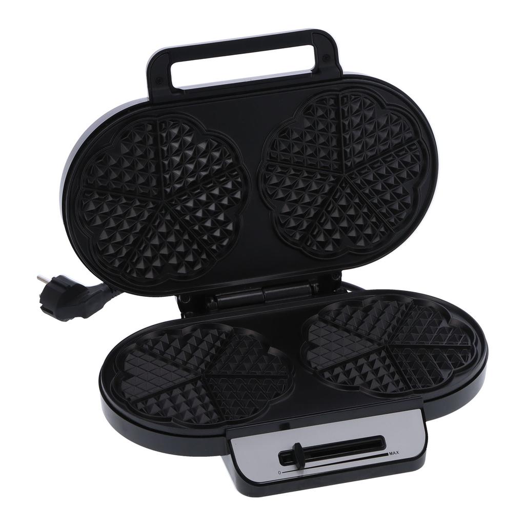 MultiFunction Breakfast Maker 1200W Double Plate NonStick Coating Waffle Maker for Food Making