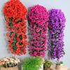 Outdoor Artificial Fall Fake Flowers Hanging Vines UV Resistant Faux Flowers Realistic Look Home Garden Decor