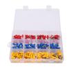 240PCS Mixed Ring Terminal Kit Quick Disconnect Insulated Wire Terminals Lug Set for Electrical