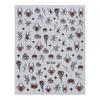 1 Sheet Halloween Spider Nail Art Sticker Waterproof Self-adhesive Gothic Spooky Spiderweb Women Fake