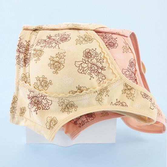 Женский спортивный бюстгальтер с ремешком на передней кнопке, беспроводной, с хорошей застежкой, с цветочным принтом, эластичный, воздухопроницаемый на плечах, противоударный, пуш-ап