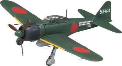 Fine Molds 1/72 масштаб Истребитель Мицубиси А6М5 Тип 52 Императорского флота Японии (Мицубиси, Среднемодельный) Пластиковая модель FR02 (Самолет)