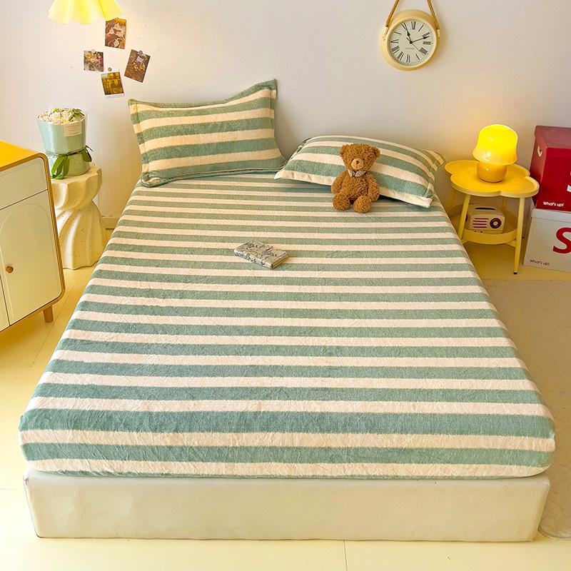 Простыня в мультяшном стиле, бархатное покрывало 120x200, зимняя простыня на резинке, приятная для кожи, простыни из постельного белья, драпа де литр (Нет наволочки)