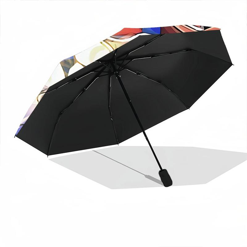 1pc Mario and Luigi's Epic Battle Pattern Automatic Cartoon Umbrella is Fashionable and Good-Looking, Suitable for Travel and Daily Use.G057
