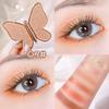 Butterfly Eyeshadow 6 Colors Lucky Koi Pearl Glitter Glitter Matte Earth Color 6 Color Makeup Eyeshadow Palette