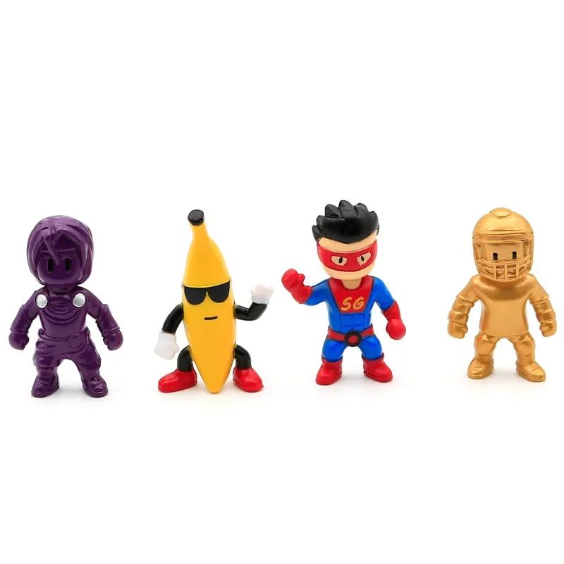 8/16Pcs Stumble Guys Action Figures PVC Anime Model Toys Game Figuras Dolls Set for Children Birthday Gifts