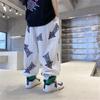 Модные комплекты с короткими рукавами для маленьких мальчиков, летняя детская свободная футболка, костюм из двух предметов, детская одежда