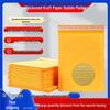Yellow Kraft Bubble Mailers - Thick, Shockproof, Self-Adhesive Foam Envelopes for Secure Shipping