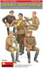 Miniart 1/35 Scale Soviet Jeep Crew (5-Piece Special Edition) with Weapons and Equipment, Plastic Model Kit MA35313