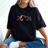 2026 год Огненной Лошади Графическая футболка Модный Счастливого Нового года! Футболки с принтом года Лошади Мужские Женские Рождественская Уличная одежда топы