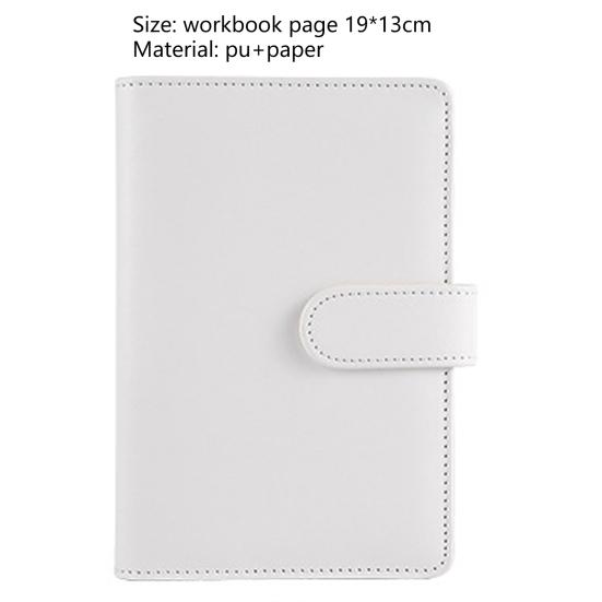 1 Set Budget Book Loose Leaf Multi-use Faux Leather Money Saving Schedule Planner for School